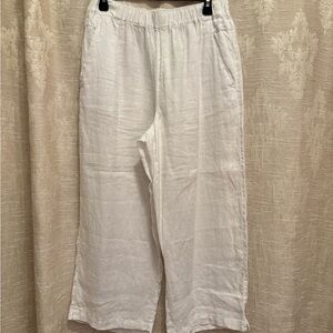 Cynthia Rowley White Wide Leg Pants